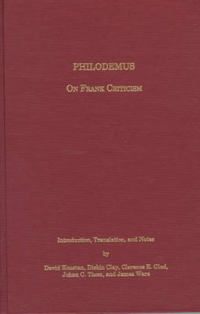 Philodemus on Frank Criticism