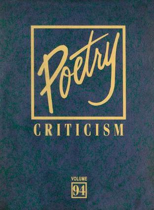 Poetry Criticism, Volume 94