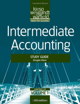 Study Guide to Accompany Intermediate Accounting 14r.ed