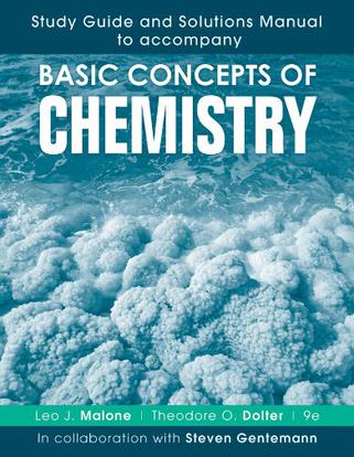 Study Guide and Solutions Manual to Accompany Basic Concepts of Chemistry