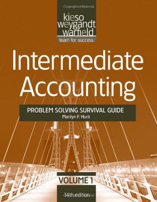Problem Solving Survival Guide to Accompany Intermediate Accounting, 14r.ed