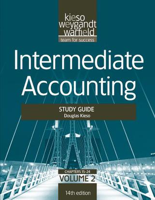 Study Guide to Accompany Intermediate Accounting, 14r.ed