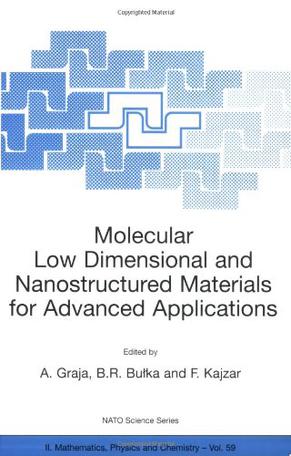 Molecular Low Dimensional and Nanostructured Materials for Advanced Applications