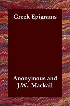 Greek Epigrams