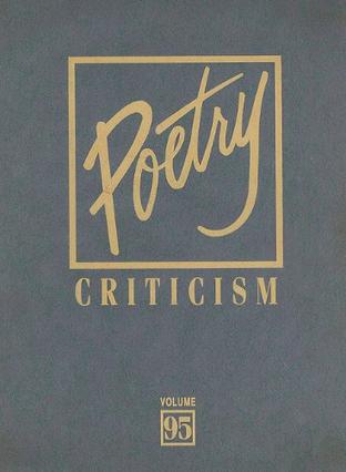 Poetry Criticism, Volume 95