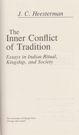 The Inner Conflict of Tradition