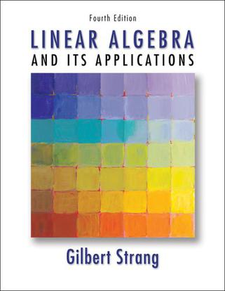 Linear Algebra and Its Applications, 4e