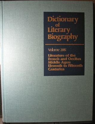 Dictionary of Literary Biography, Vol 208