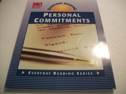 Everyday Reading Personal Commitments Worktext