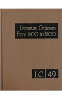 Literature Criticism from 1400