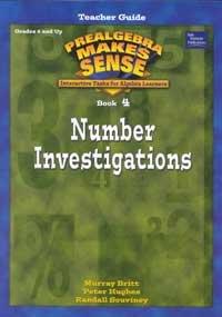Pre-Algebra Make Sense, Teacher Edition, Book 4/Number Investigations