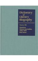 Dictionary of Literary Biography, Vol 185