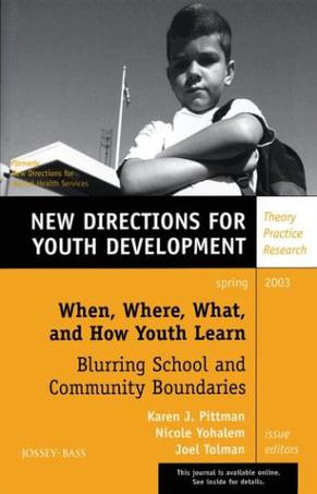 When, Where, What and How Youth Learn
