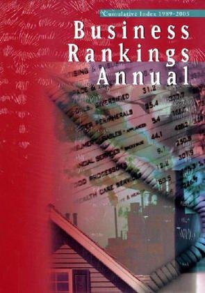 Business Rankings Annual 2005