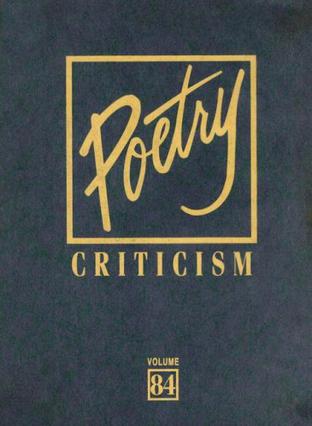 Poetry Criticism, Volume 84