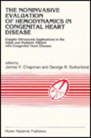 The Noninvasive Evaluation of Haemodynamics in Congenital Heart Disease