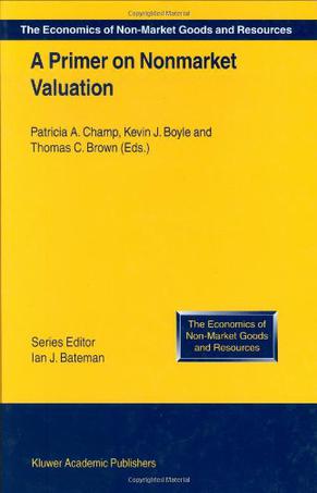 A Primer on Nonmarket Valuation
