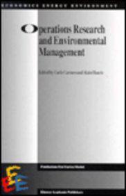 Operations Research and Environmental Management