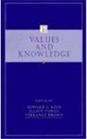 Values and Knowledge