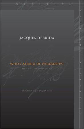 Who's Afraid of Philosophy?