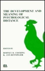 The Development and Meaning of Psychological Distance
