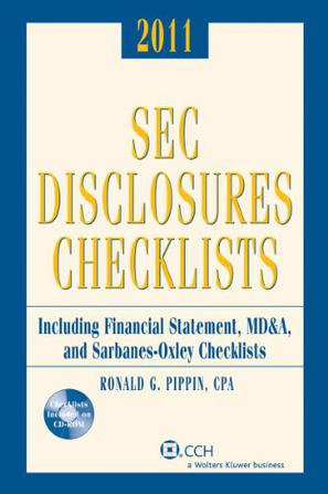 SEC Disclosures Checklists,