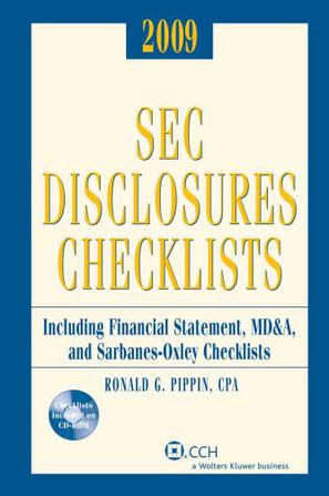 SEC Disclosures Checklists