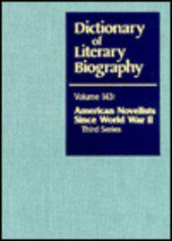 Dictionary of Literary Biography, Vol 143