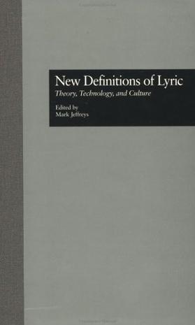 New Definitions of Lyric