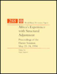 Africa's Experience with Structural Adjustment