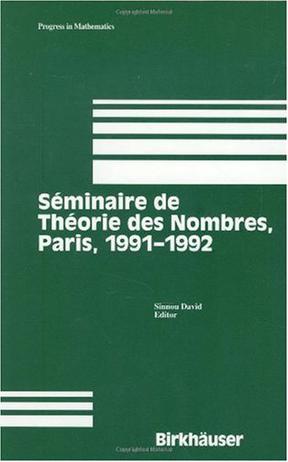 Seminaire De Theorie DES Nombres, Paris