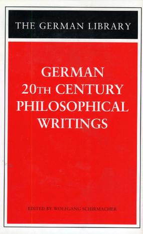 German Essays on Philosophy