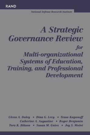 A Strategic Governance Review for Multi-organizational Systems of Education, Training and Professional Development