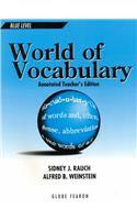 World of Vocabulary Blue Level Ate 1996c