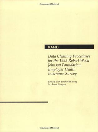 Data Cleaning Procedures for the 1993 Robert Wood Johnson Foundation Employer Health Insurance Survey