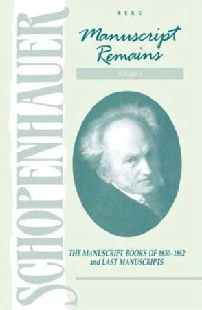 Schopenhauer: Manuscript Remains