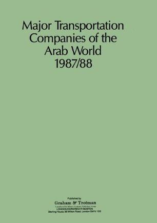 Major Transportation Companies of the Arab World 1987-88
