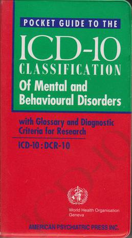 Who Pocket Guide to Classification of Mental and Behavioural Disorders