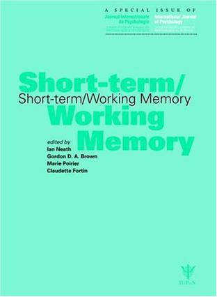 Short-term/working Memory