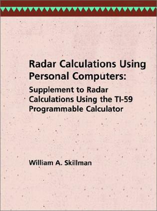 Radar Calculations Using Personal Computers