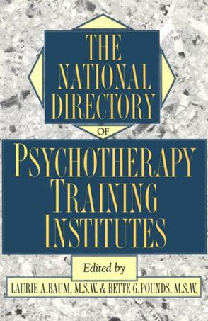 The National Directory of Psychotherapy Training Institutes
