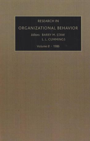 Research in Organizational Behaviour