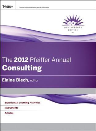 The 2012 Pfeiffer Annual