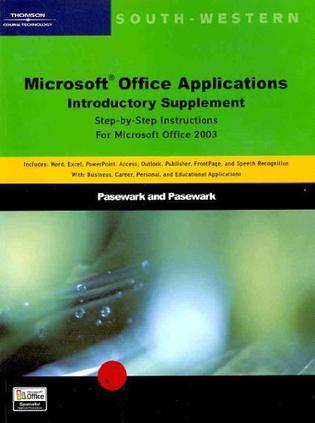 Step-by-step Instructions for Microsoft Office 2003