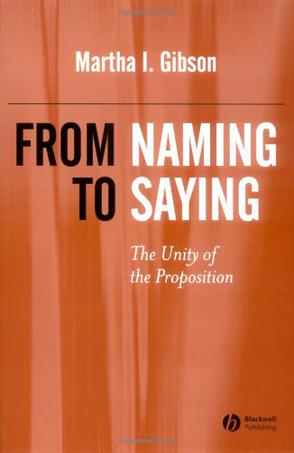From Naming to Saying
