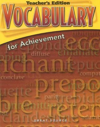 Vocabulary for Achievement