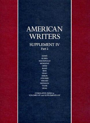 American Writers Supplement 4 Part 2