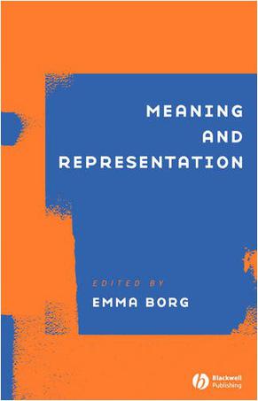 Meaning and Representation