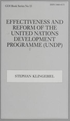 Effectiveness and Reform of the United Nations Development Programme