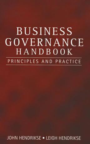 Business Governance Handbook Principles and Practices
